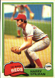 1981 Topps Baseball Cards      094      Harry Spilman